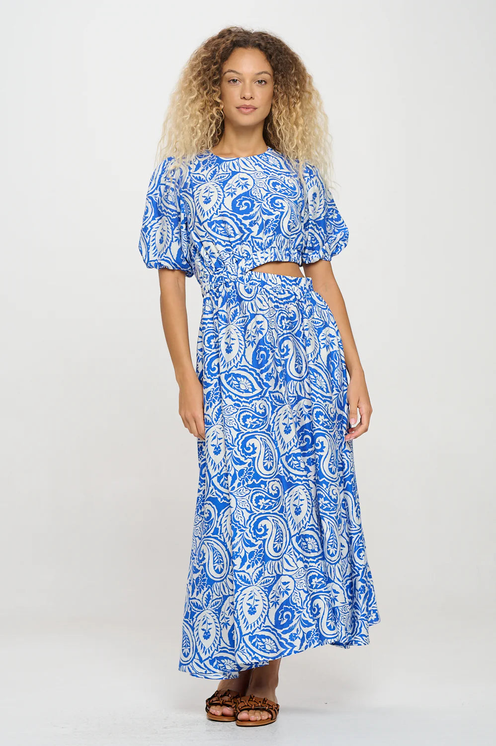 Athena Blue Paisley