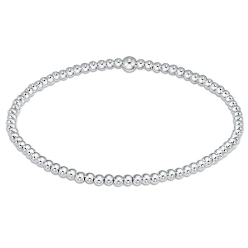 Classic sterling 2.5mm bead bracelet